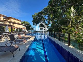 Apartamento térreo vista mar para locação anual com 2 suítes no condominio Porto Praia do Forte na Vila de Praia do Forte Bahia