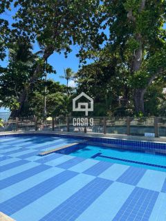 Apartamento térreo vista mar para locação anual com 2 suítes no condominio Porto Praia do Forte na Vila de Praia do Forte Bahia