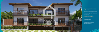 Apartamento térreo tipo studio pra vender com 1 quarto na Vila de Praia do Forte Bahia
