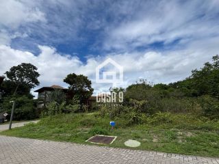 Terreno plano nascente de esquina a venda no Condomínio Praia Bella Praia do Forte Bahia