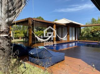 Casa para locação anual com 4 suítes no condomínio Ilha dos Pássaros em Praia do Forte Bahia