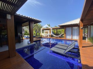 Casa para locação anual com 4 suítes no condomínio Ilha dos Pássaros em Praia do Forte Bahia