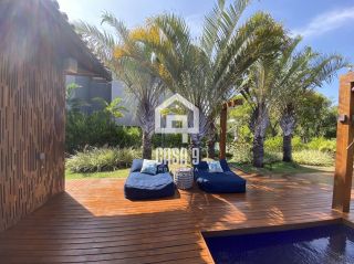Casa para locação anual com 4 suítes no condomínio Ilha dos Pássaros em Praia do Forte Bahia