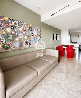 Apartamento duplex a venda com 4 quartos 2 suítes pé na areia na Vila de Praia do Forte Bahia
