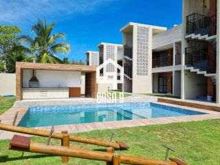 Apartamento superior com terraço a venda 3 quartos na Praia do Surf em Itacimirim Bahia