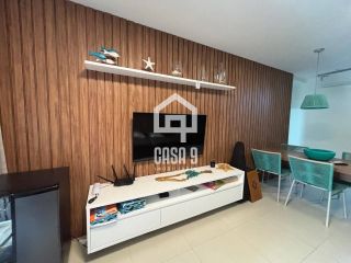 Apartamento térreo mobiliado com 2 suítes varanda gourmet no condominio Belvere na Praia da Espera em Itacimirim