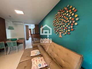 Apartamento térreo mobiliado com 2 suítes varanda gourmet no condominio Belvere na Praia da Espera em Itacimirim