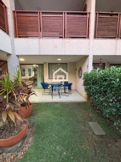 Apartamento térreo mobiliado com 2 suítes no condominio Belvere na Praia da Espera em Itacimirim