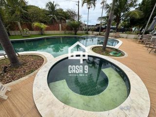 Apartamento superior mobiliado com 3 suítes no condominio Belvere na Praia da Espera em Itacimirim Bahia