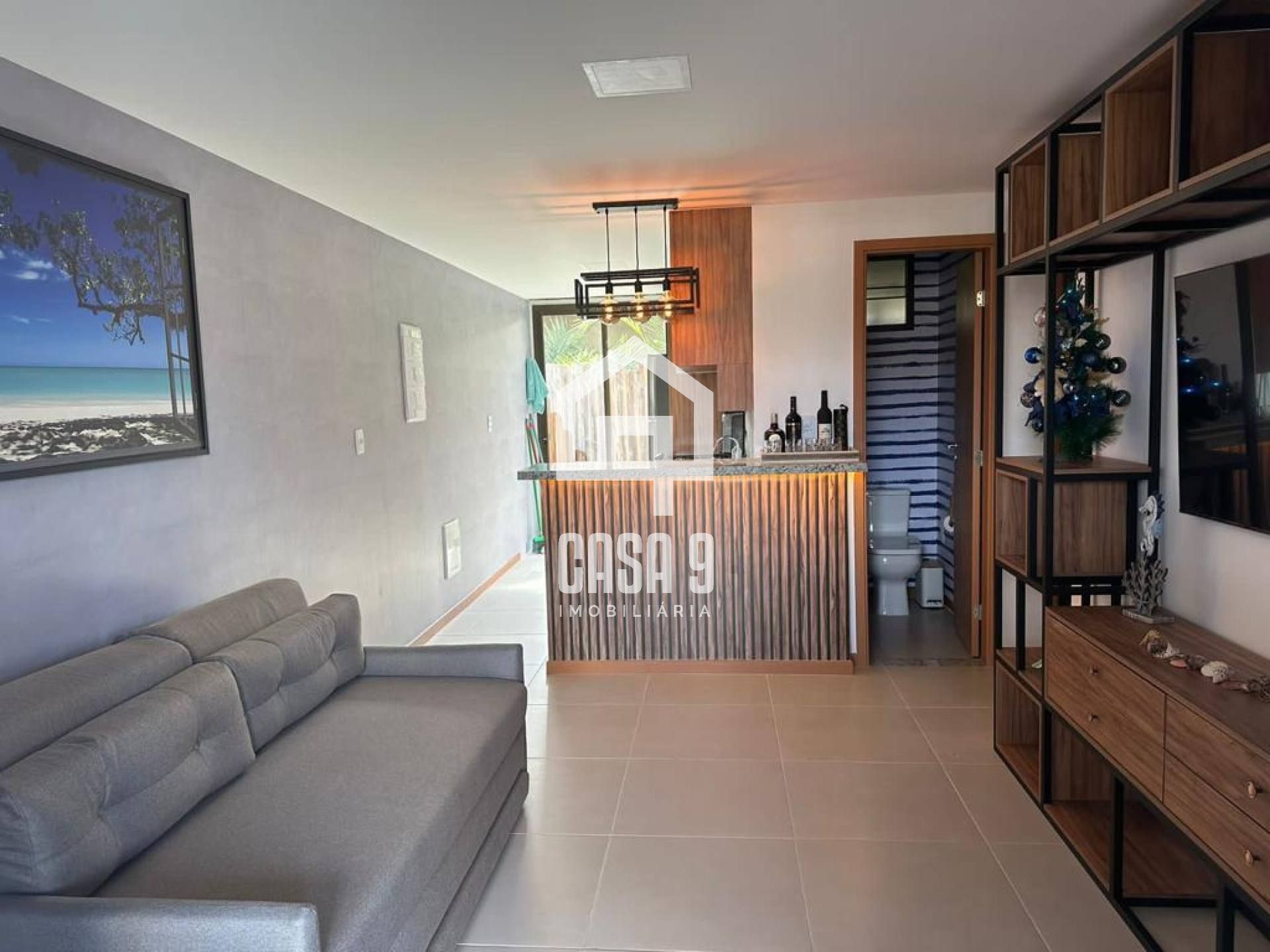 Apartamento garden térreo mobiliado com 2 suites à venda em Itacimirim Bahia