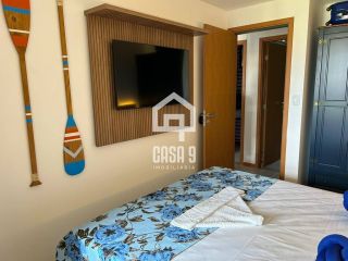 Apartamento garden térreo mobiliado com 2 suites à venda em Itacimirim Bahia
