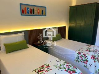 Apartamento garden térreo mobiliado com 2 suites à venda em Itacimirim Bahia