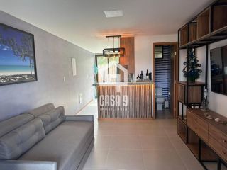 Apartamento garden térreo mobiliado com 2 suites à venda em Itacimirim Bahia