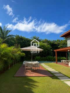 Casa com 6 suites para locação anual no condominio Praia Bella em Praia do Forte Bahia