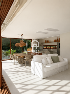 Casa com 6 suites para locação anual no condominio Praia Bella em Praia do Forte Bahia