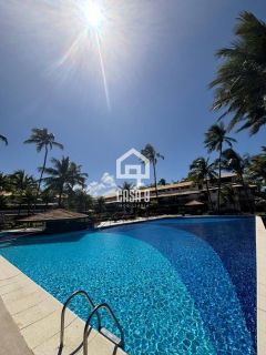 Apartamento térreo mobiliado a venda com 2 suítes no condominio Vivendas do Farol em Praia do Forte Bahia