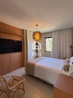 Casa para locação anual com 4 suítes decorada no condominio Alto da Constancia em Praia do Forte Bahia