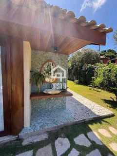 Casa para locação anual com 4 suítes decorada no condominio Alto da Constancia em Praia do Forte Bahia