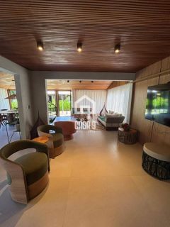 Casa para locação anual com 4 suítes decorada no condominio Alto da Constancia em Praia do Forte Bahia