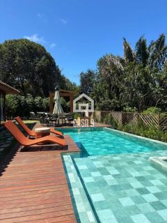 Casa para locação anual com 4 suítes decorada no condominio Alto da Constancia em Praia do Forte Bahia