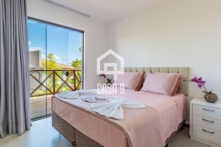 Casa duplex com gardem e 3 quartos pra alugar anual no Condominio Alto da Enseada em Praia do Forte Bahia