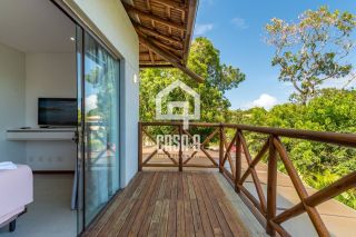 Casa duplex com gardem e 3 quartos pra alugar anual no Condominio Alto da Enseada em Praia do Forte Bahia