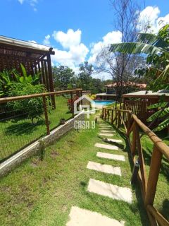 Casa duplex com jardim privativo e 3 suites a venda no Condominio Casas da Reserva na Reserva Sapiranda em Açu da Torre Bahia