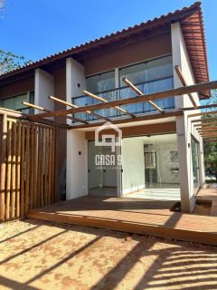 Casa duplex com jardim privativo e 3 suites a venda no Condominio Casas da Reserva na Reserva Sapiranda em Açu da Torre Bahia