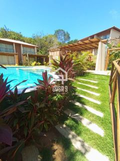 Casa duplex com jardim privativo e 3 suites a venda no Condominio Casas da Reserva na Reserva Sapiranda em Açu da Torre Bahia