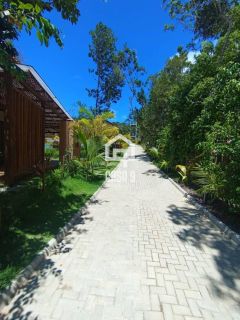 Casa duplex com jardim privativo e 3 suites a venda no Condominio Casas da Reserva na Reserva Sapiranda em Açu da Torre Bahia
