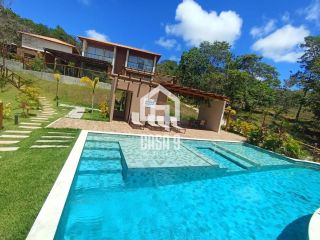 Casa duplex com jardim privativo e 3 suites a venda no Condominio Casas da Reserva na Reserva Sapiranda em Açu da Torre Bahia