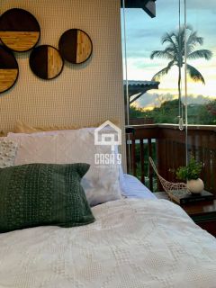 Apartamento superior com 3 quartos no condomínio Vila da Enseada em Praia do Forte Bahia