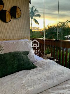 Apartamento superior com 3 quartos no condomínio Vila da Enseada em Praia do Forte Bahia