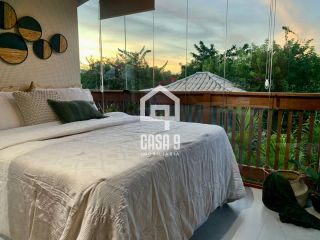 Apartamento superior com 3 quartos no condomínio Vila da Enseada em Praia do Forte Bahia
