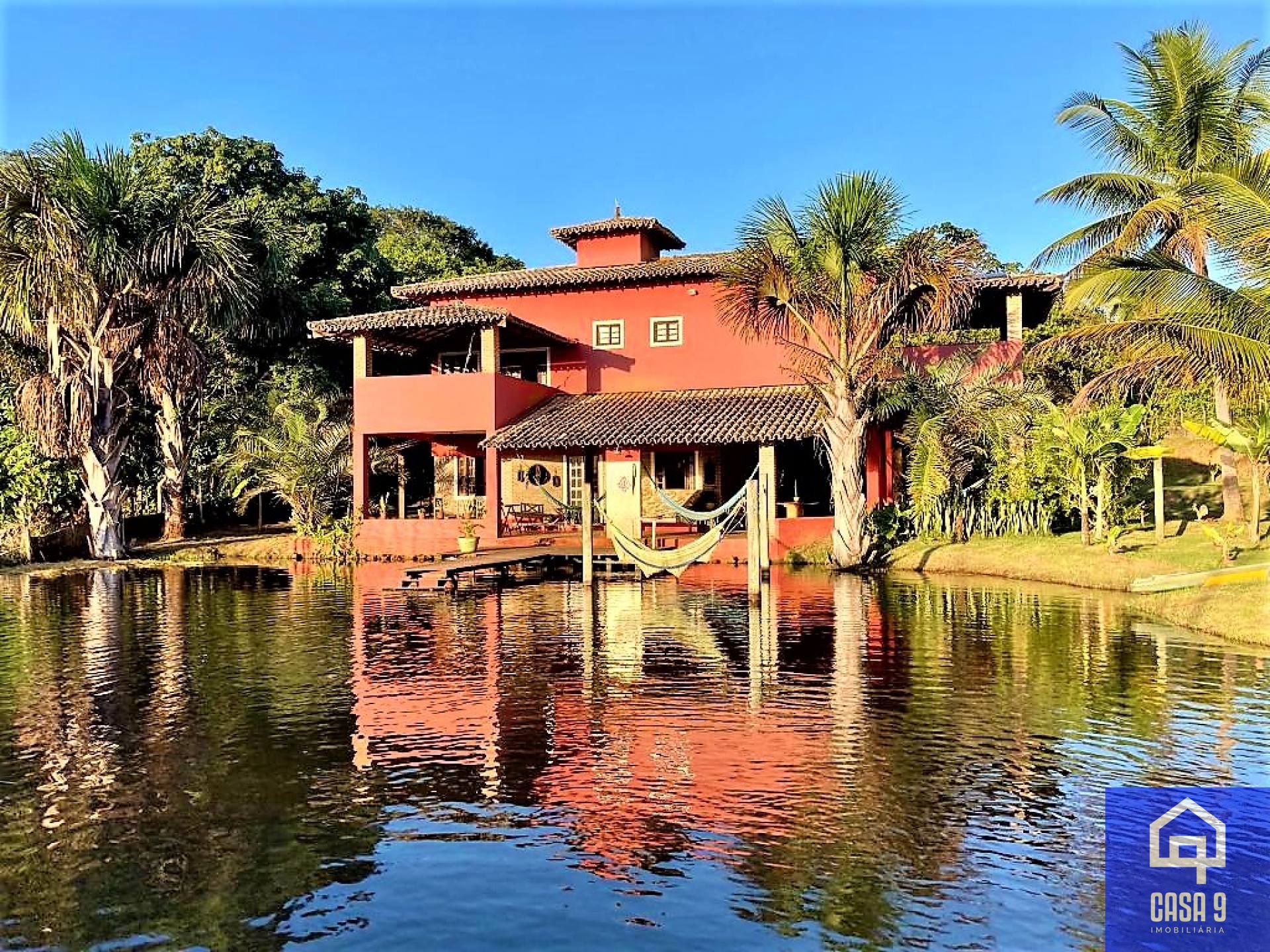 Casa 4 quartos a beira da Lagoa Aruá Praia do Forte Bahia
