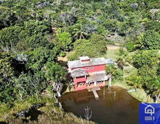 Casa 4 quartos a beira da Lagoa Aruá Praia do Forte Bahia