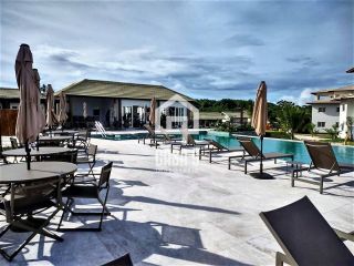 Apartamento novo térreo com 2 quartos a venda no condomínio Village dos Ipes Piscinas Naturais Praia do Forte Bahia