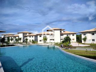 Apartamento novo térreo com 2 quartos a venda no condomínio Village dos Ipes Piscinas Naturais Praia do Forte Bahia