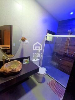 Casa térrea em terreno privativo com 3 quartos para aluguel anual no condomínio Fazenda Praia do Forte Bahia