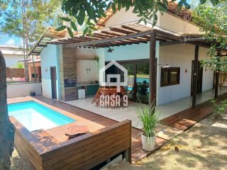 Casa térrea em terreno privativo com 3 quartos para aluguel anual no condomínio Fazenda Praia do Forte Bahia