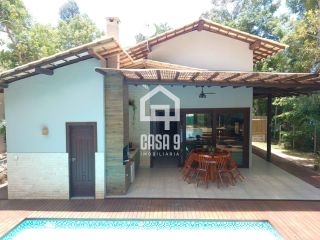 Casa térrea em terreno privativo com 3 quartos para aluguel anual no condomínio Fazenda Praia do Forte Bahia