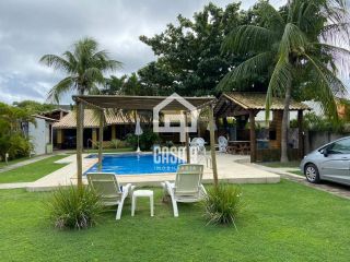Casa 6 quartos piscina privativa em condomínio beira mar para aluguel anual em Itacimirim Bahia