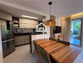 Apartamento térreo mobiliado com 3 suítes a venda no Condomínio Lua Cheia pé na areia em Itacimirim Bahia