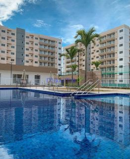 Apartamento à venda no Residencial Jardim de Aruana - PORTEIRA FECHADA