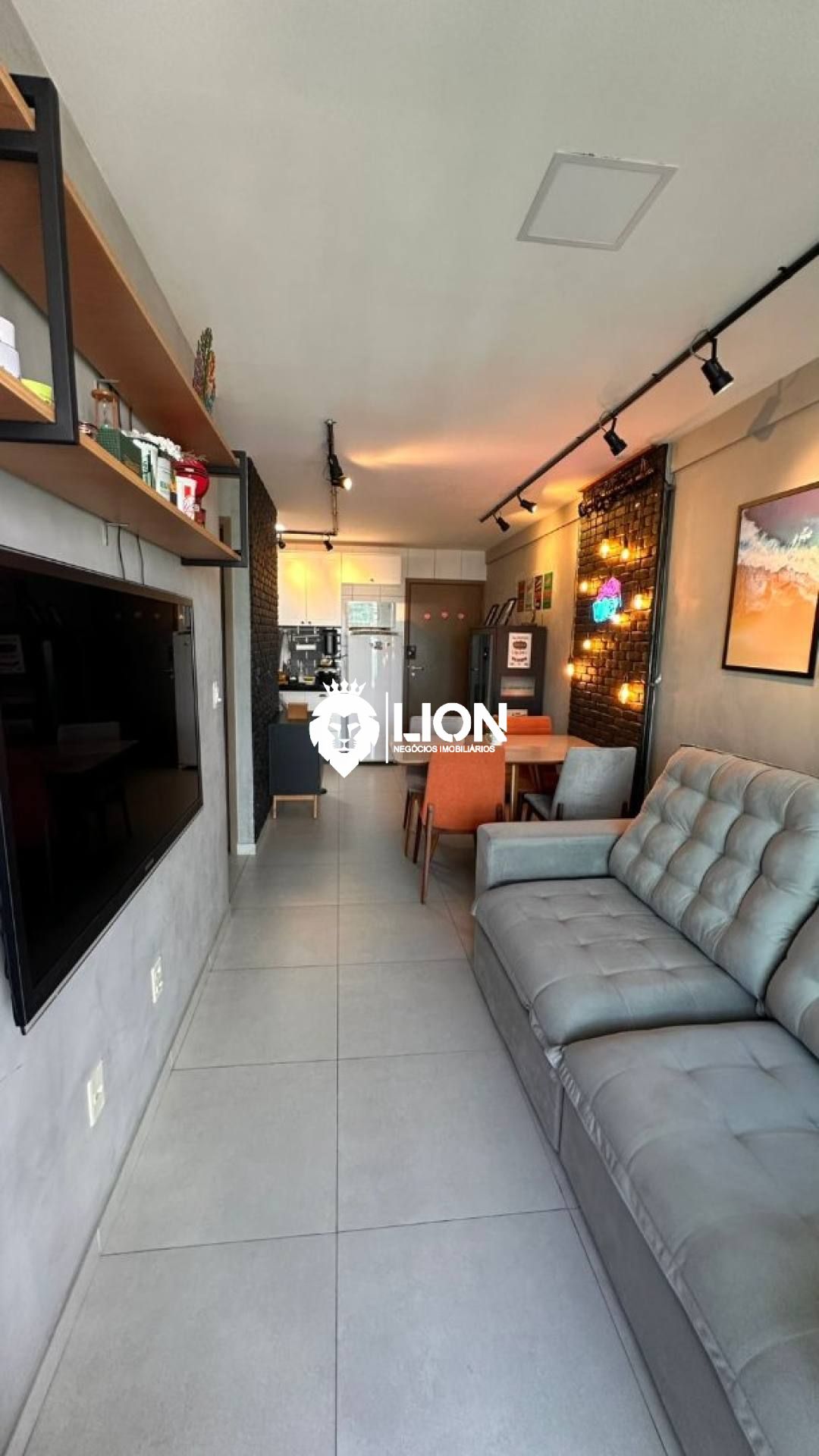 Apartamento quarto e sala semi-novo na Jatiuca