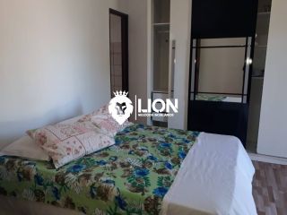 IMÓVEL ESPAÇOSO, MOBILIADO E COM ÁREA DE LAZER COMPLETA