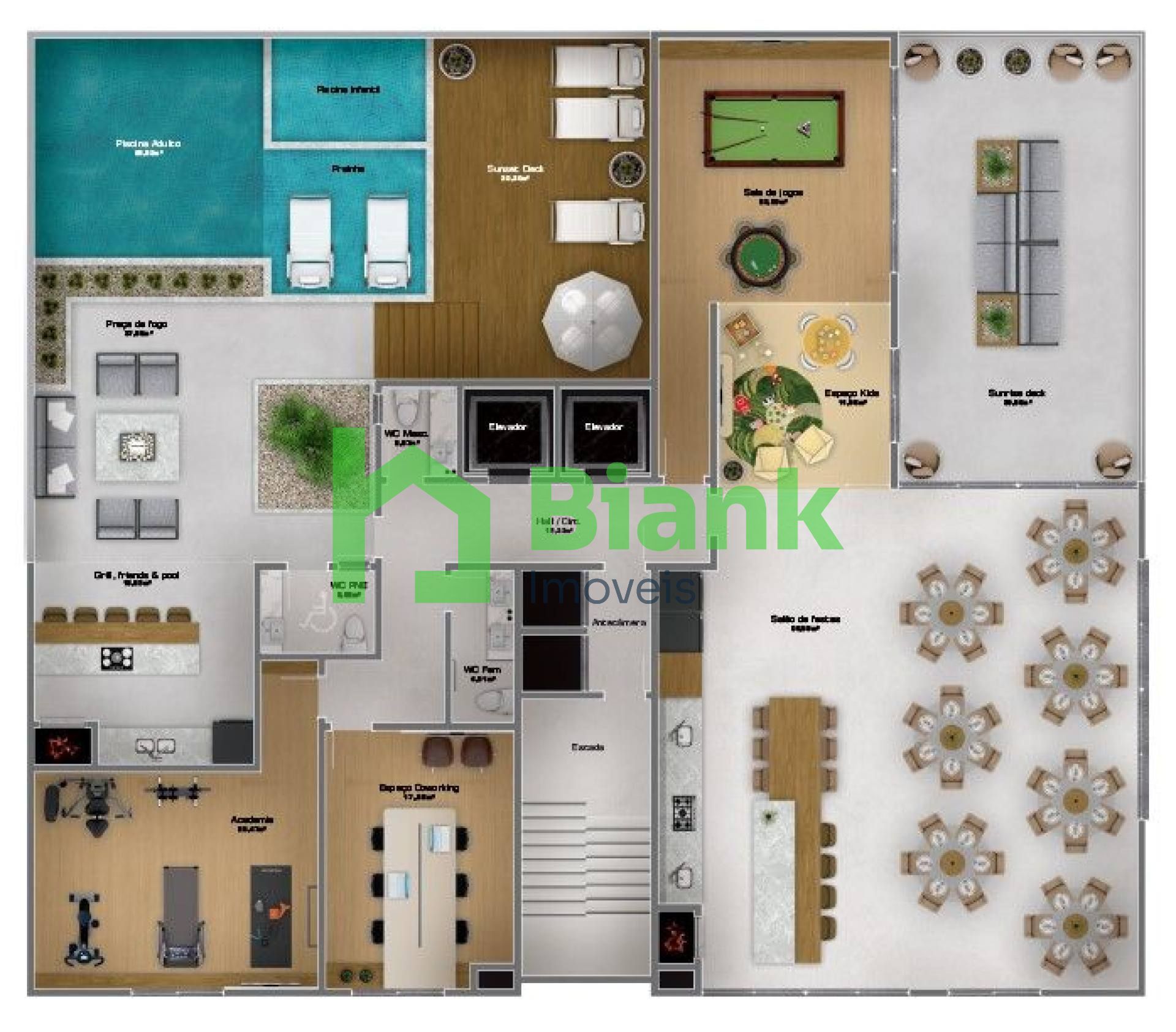 Residencial Azzurra, há 80m do mar!!