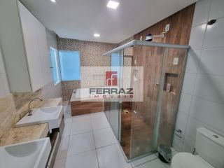Casa duplex em condomínio para venda e locação, nova parnamirim,  quatro suítes, três com closet, master com closet e hidro, quatro vagas, condomínio com lazer e portaria 24h