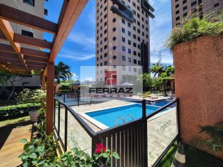 Apartamento venda bairro de candelária, sala, varanda, dois quartos, suíte, lazer, andar alto, sombra, portaria presencial