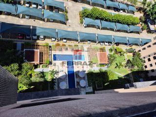 Apartamento venda bairro de candelária, sala, varanda, dois quartos, suíte, lazer, andar alto, sombra, portaria presencial